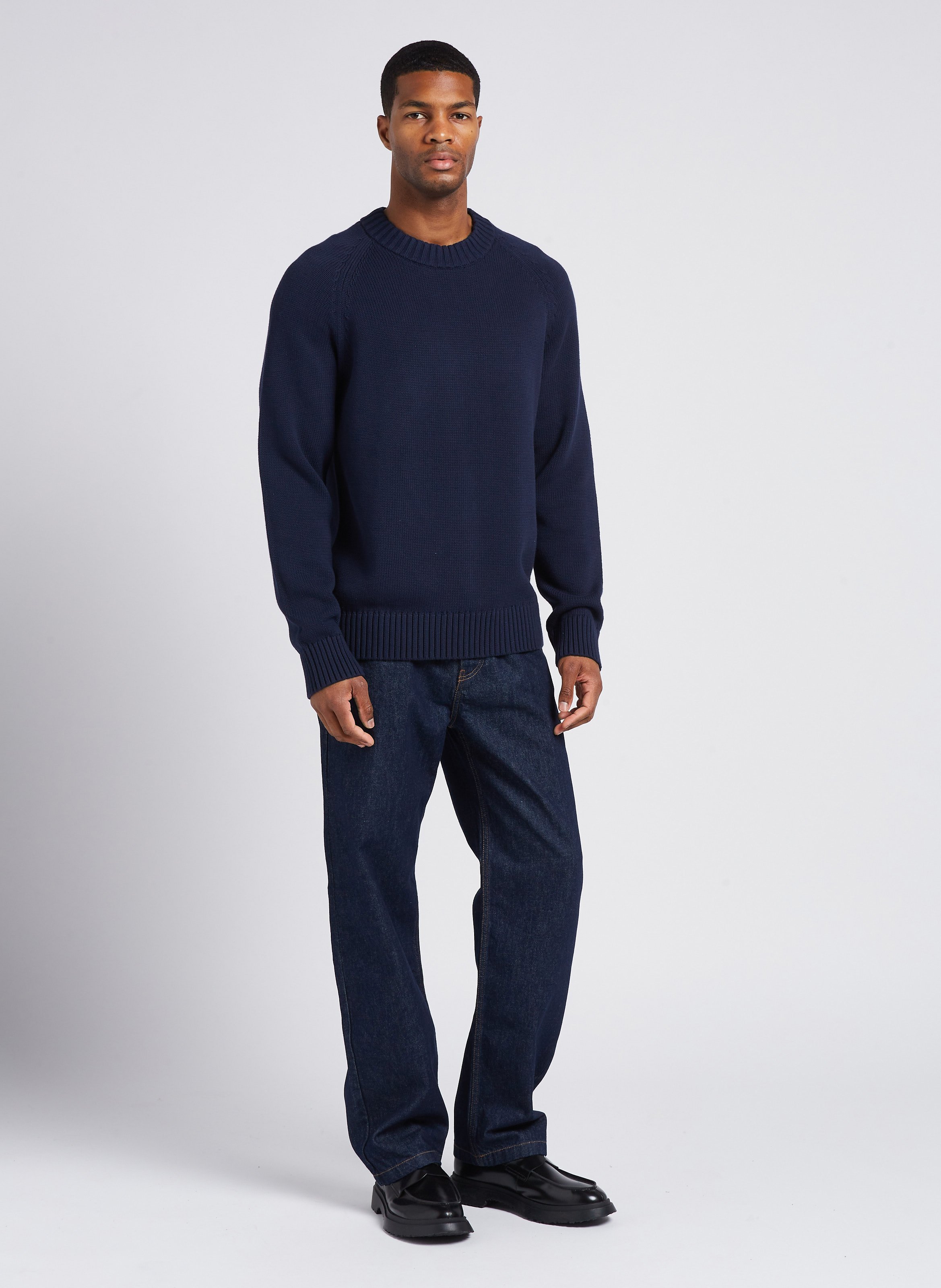 Straight-leg stretch cotton jeans SAISON 1865 Blue