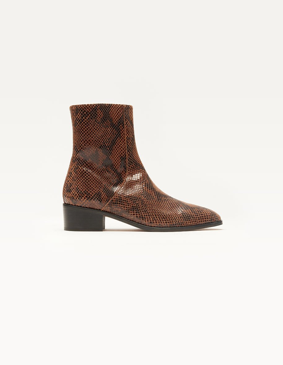 Ankle boots ODAJE EX. M.MOUSTACHE Brown