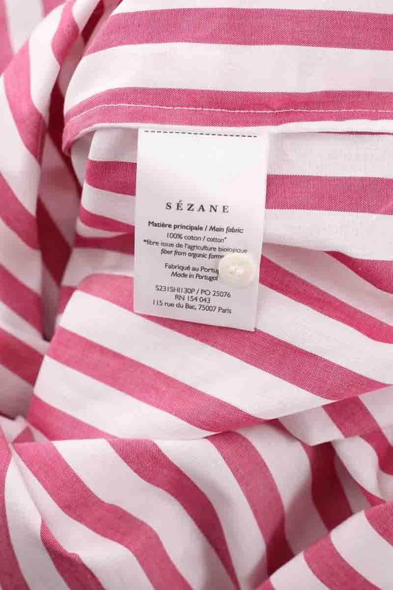 Cotton shirt SEZANE - Seconde main Pink