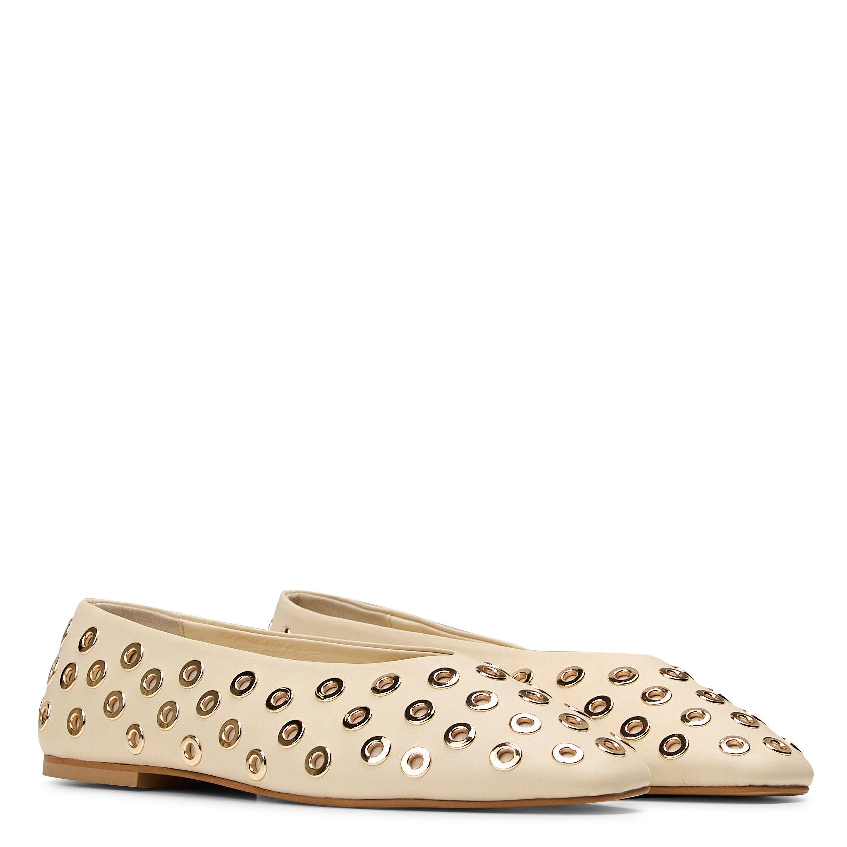 Ballerinas - Leder BERENICE Weiss