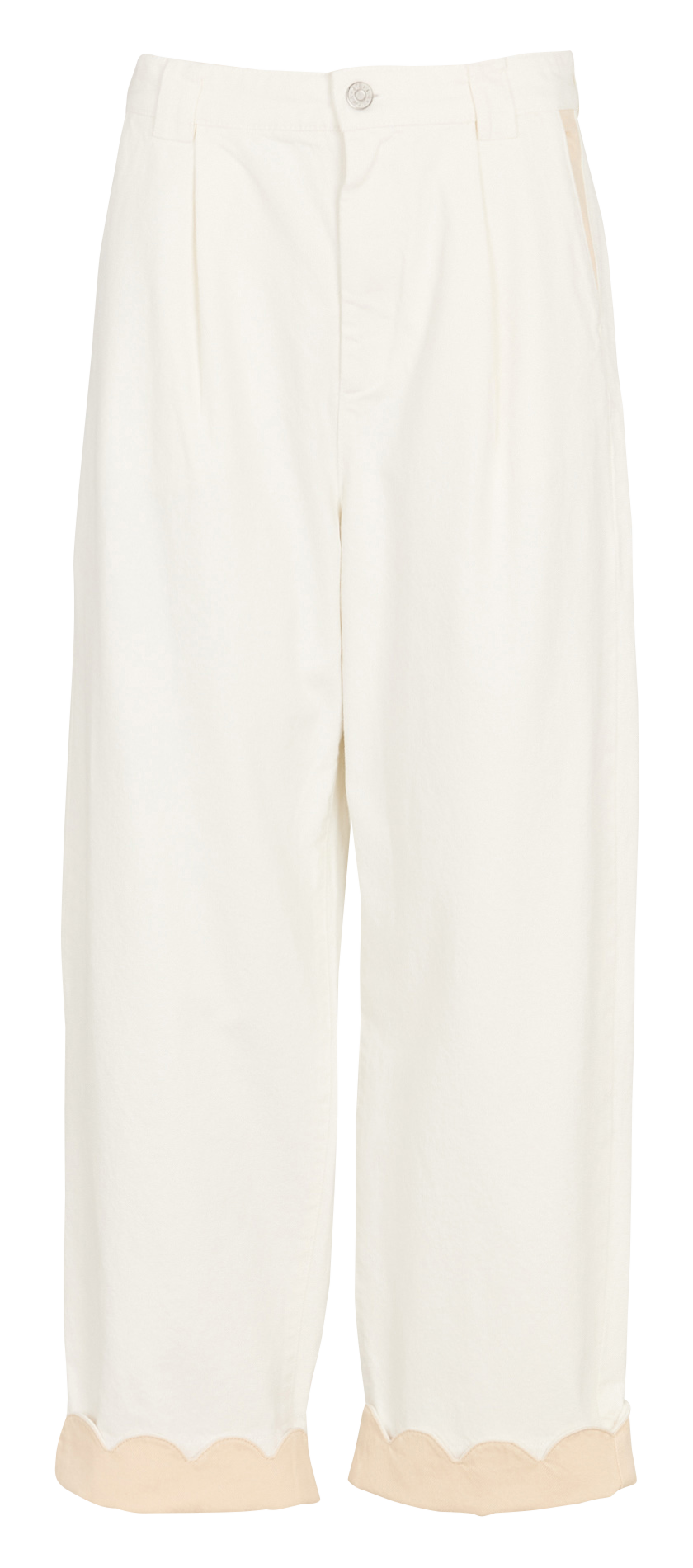 Grote katoenen jeans STELLA NOVA Wit