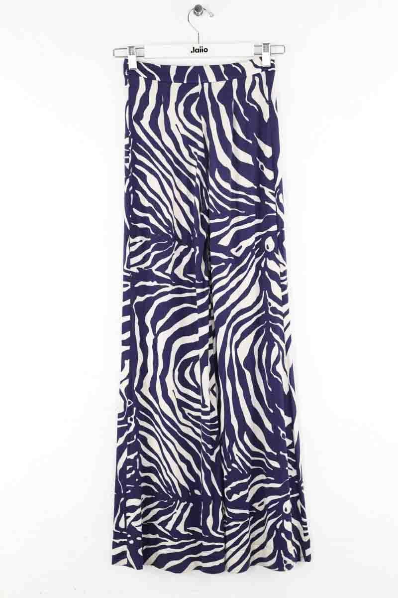 Wide blue trousers LA PRESTIC OUISTON- Seconde Main Blue