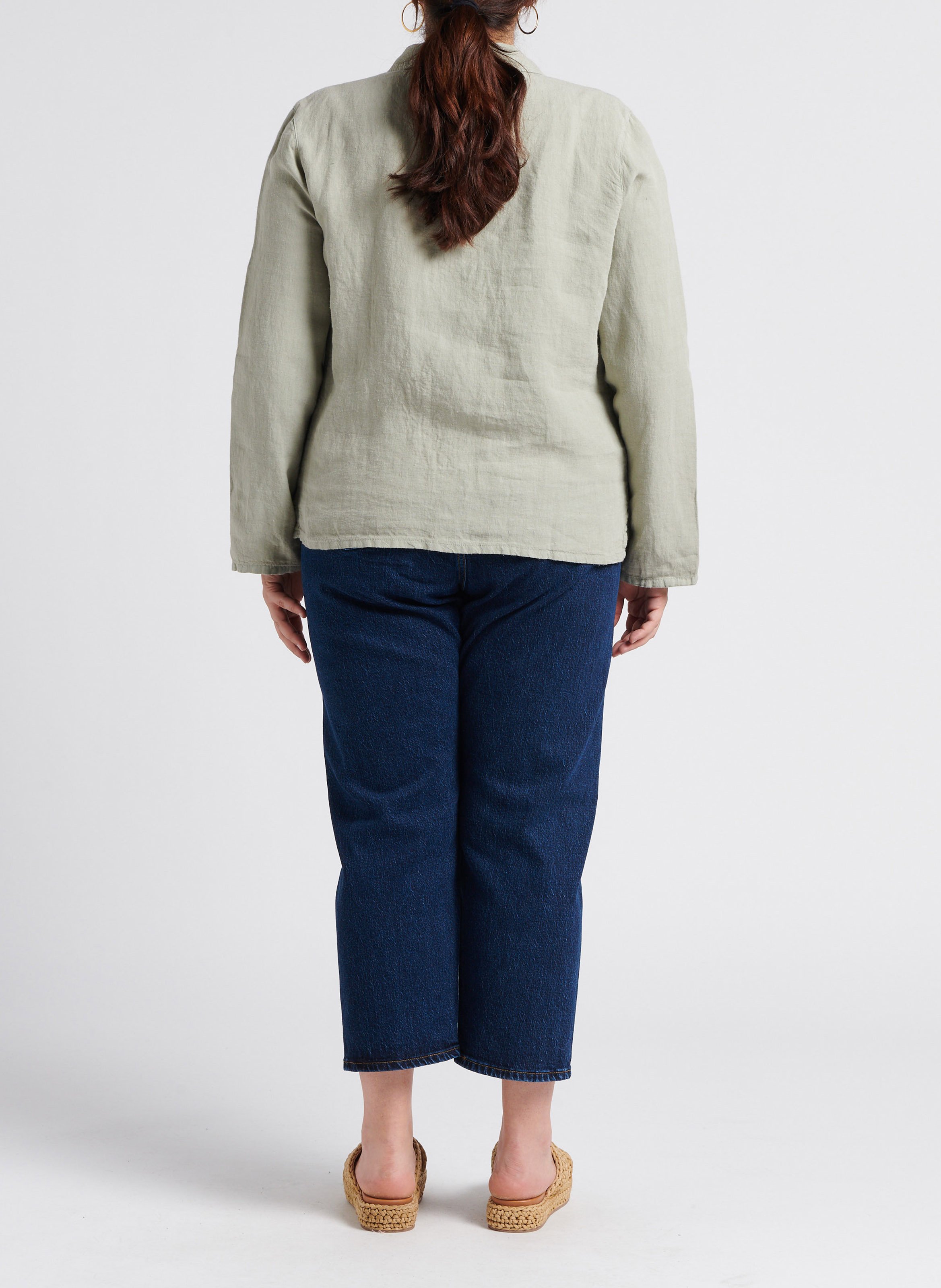 High-rise straight-leg jeans LEVI'S Raw denim