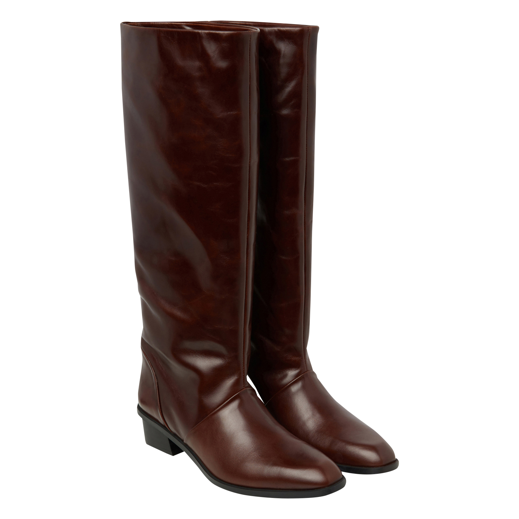 Ary - Lederstiefel AUGUSTA Braun