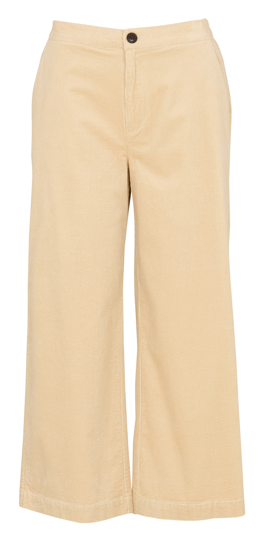 Pantalon large en coton mélangé NICE THINGS Beige