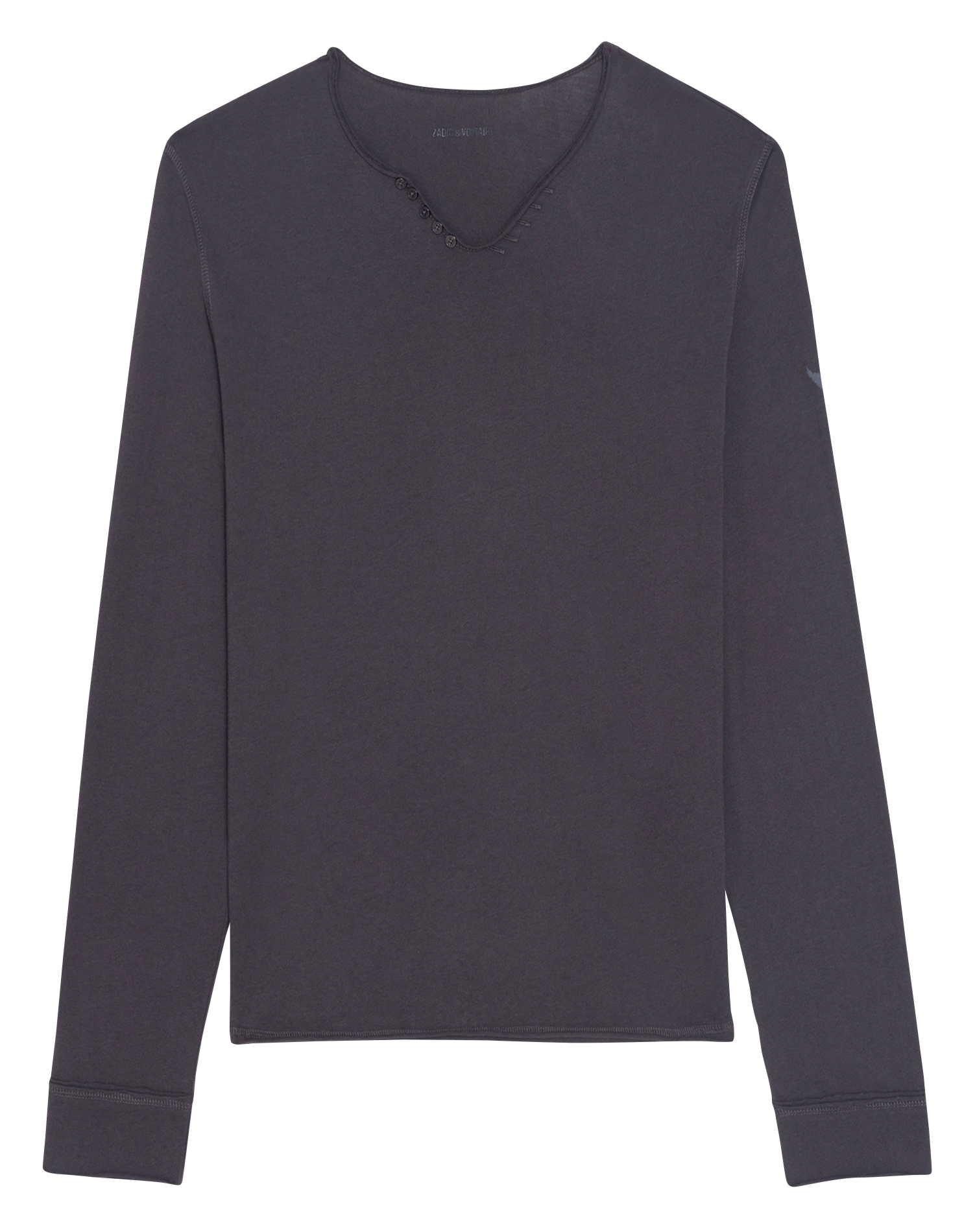 Tee-shirt droit en coton ZADIG&amp;VOLTAIRE Marron