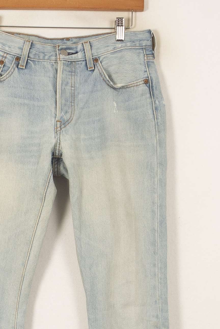 Cropped slim jeans with studs LEVI'S - Seconde main Blue