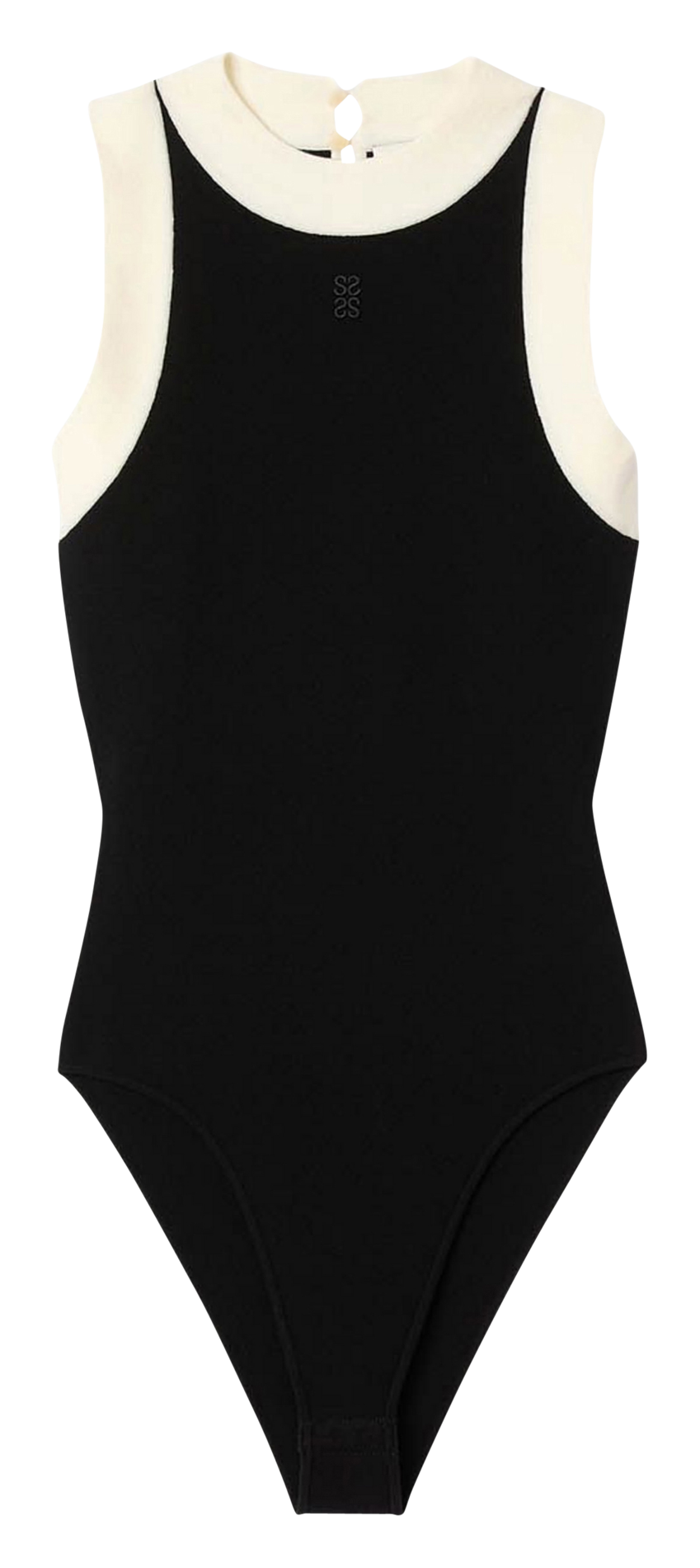 Body moulant col rond SANDRO Noir