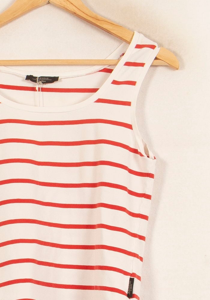 Tommy Badge T-shirt MAX MARA - Seconde Main White