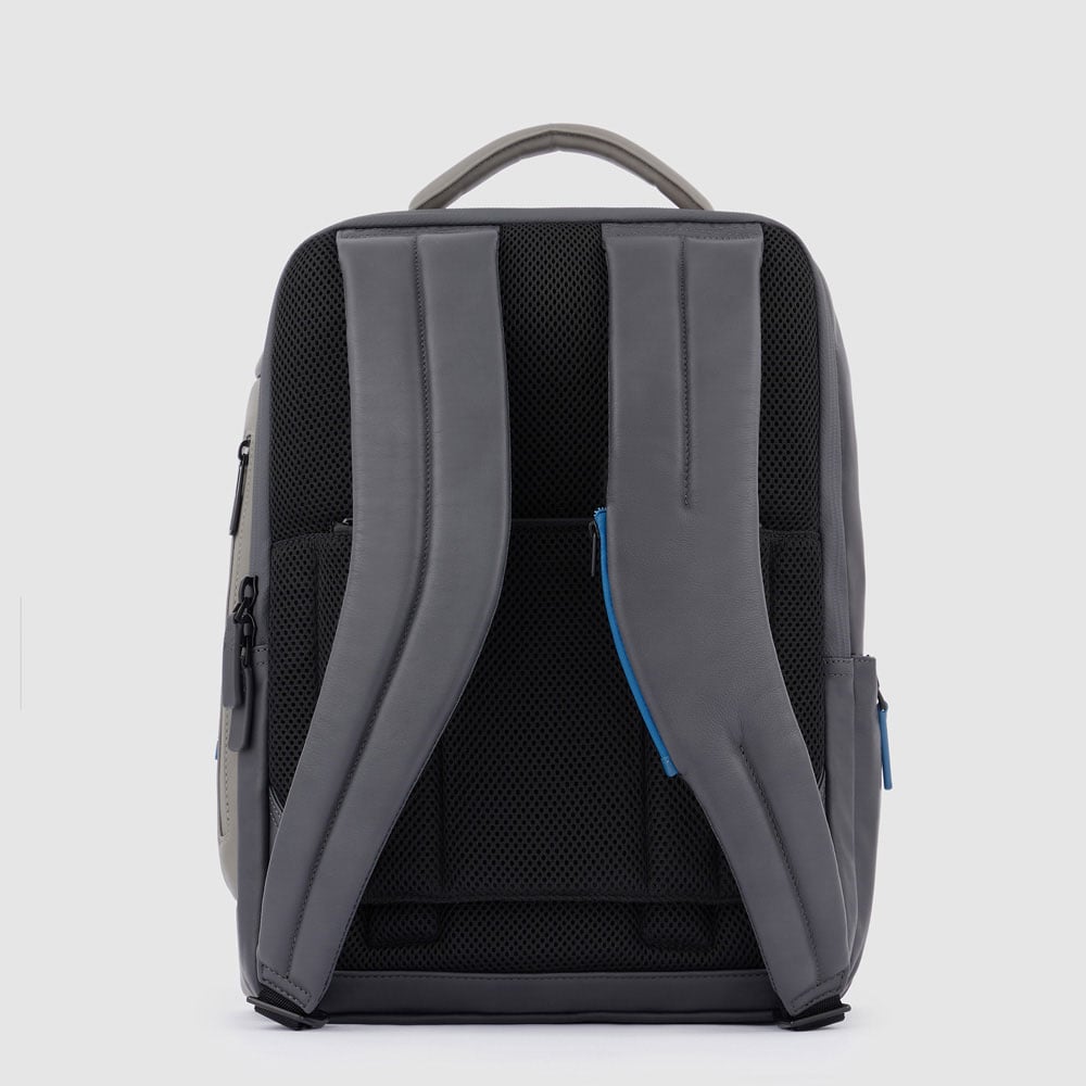 Leather backpack PIQUADRO Black