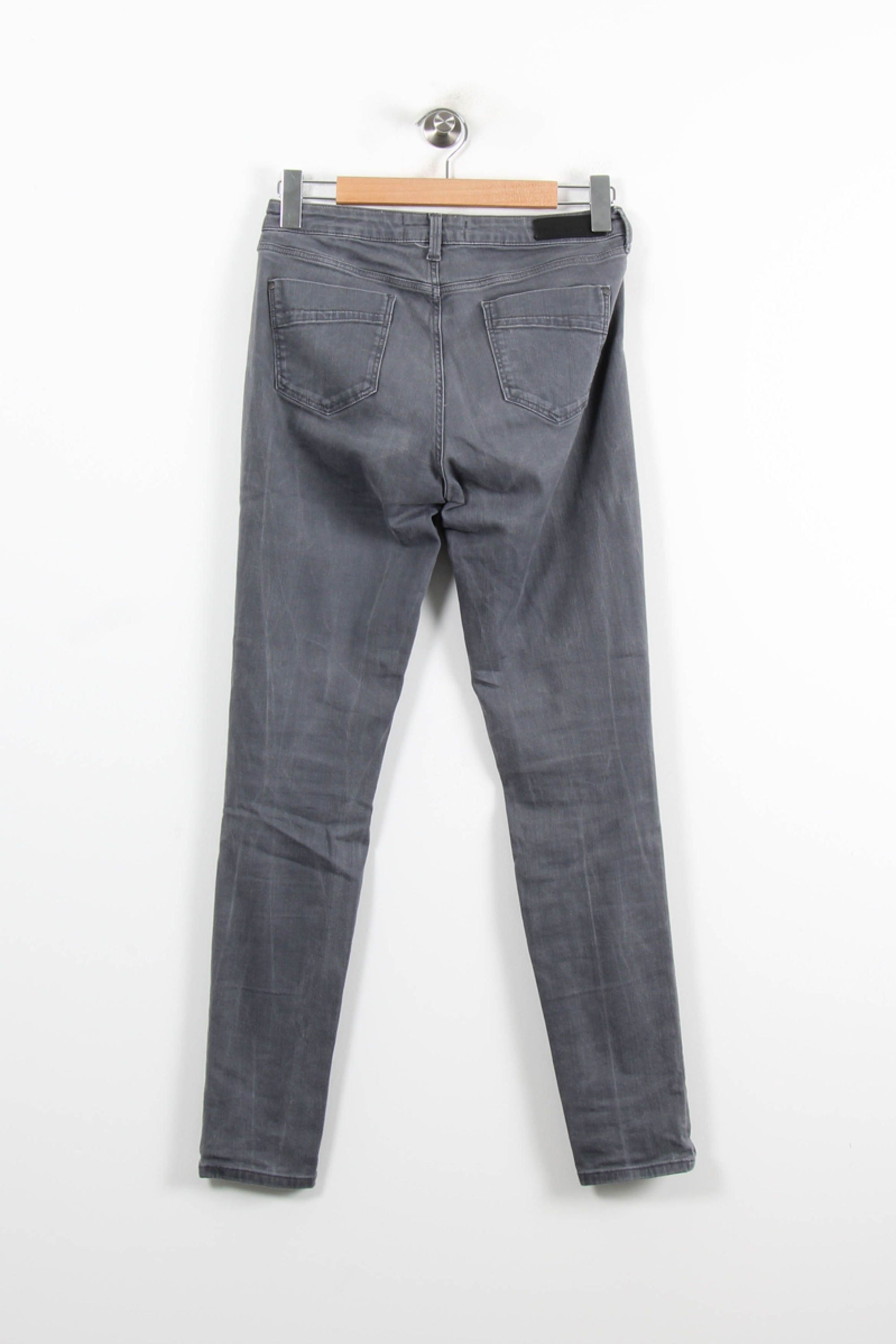 Cropped slim jeans with studs COMPTOIR DES COTONNIERS - Seconde main Grey