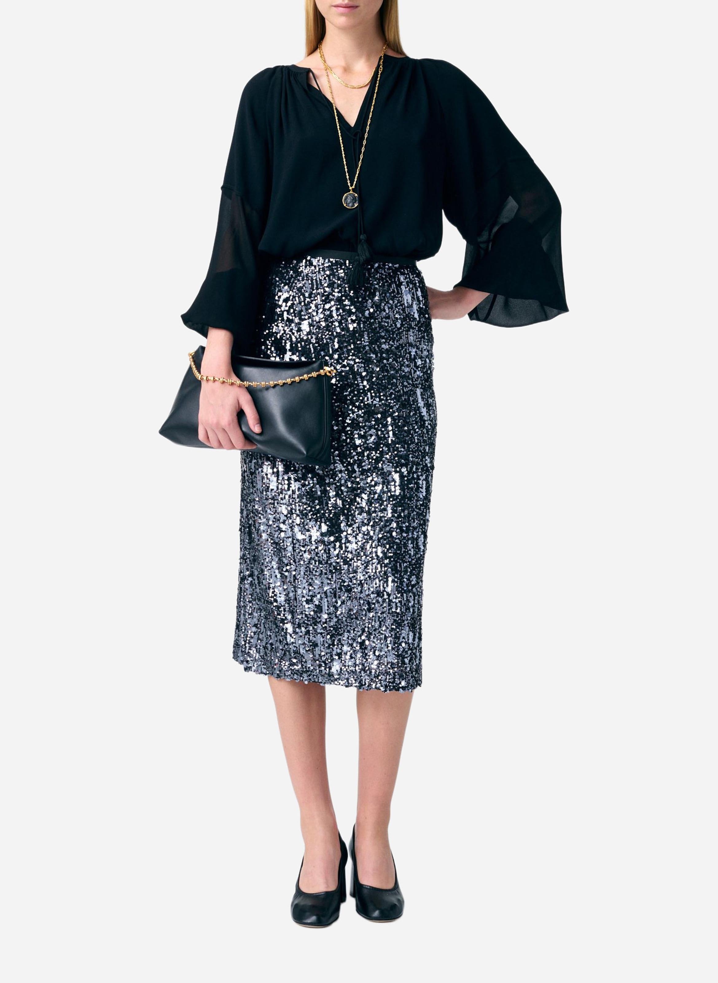 V-neck blouse VANESSA BRUNO Black