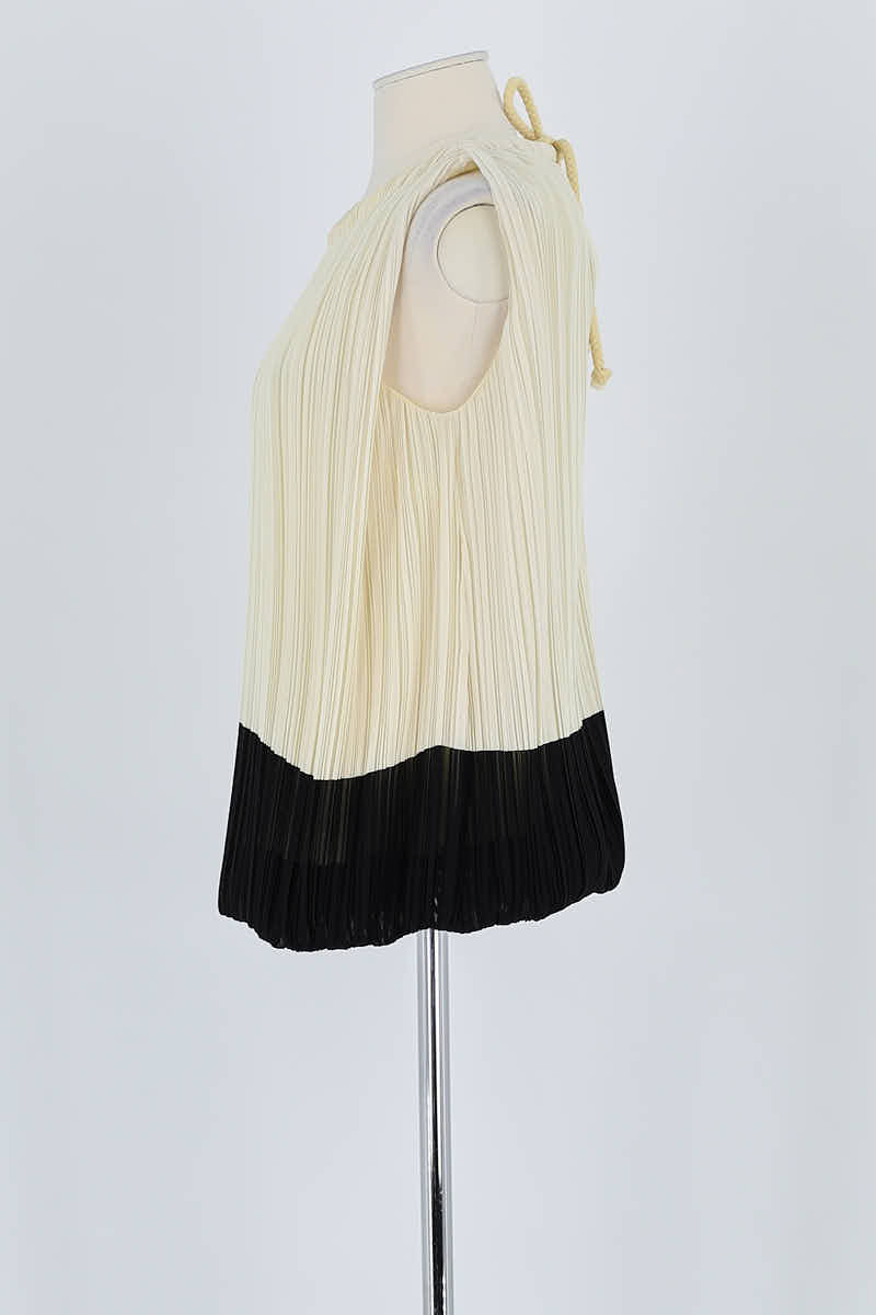 Azawood sleeveless top SONIA RYKIEL - Seconde Main Beige