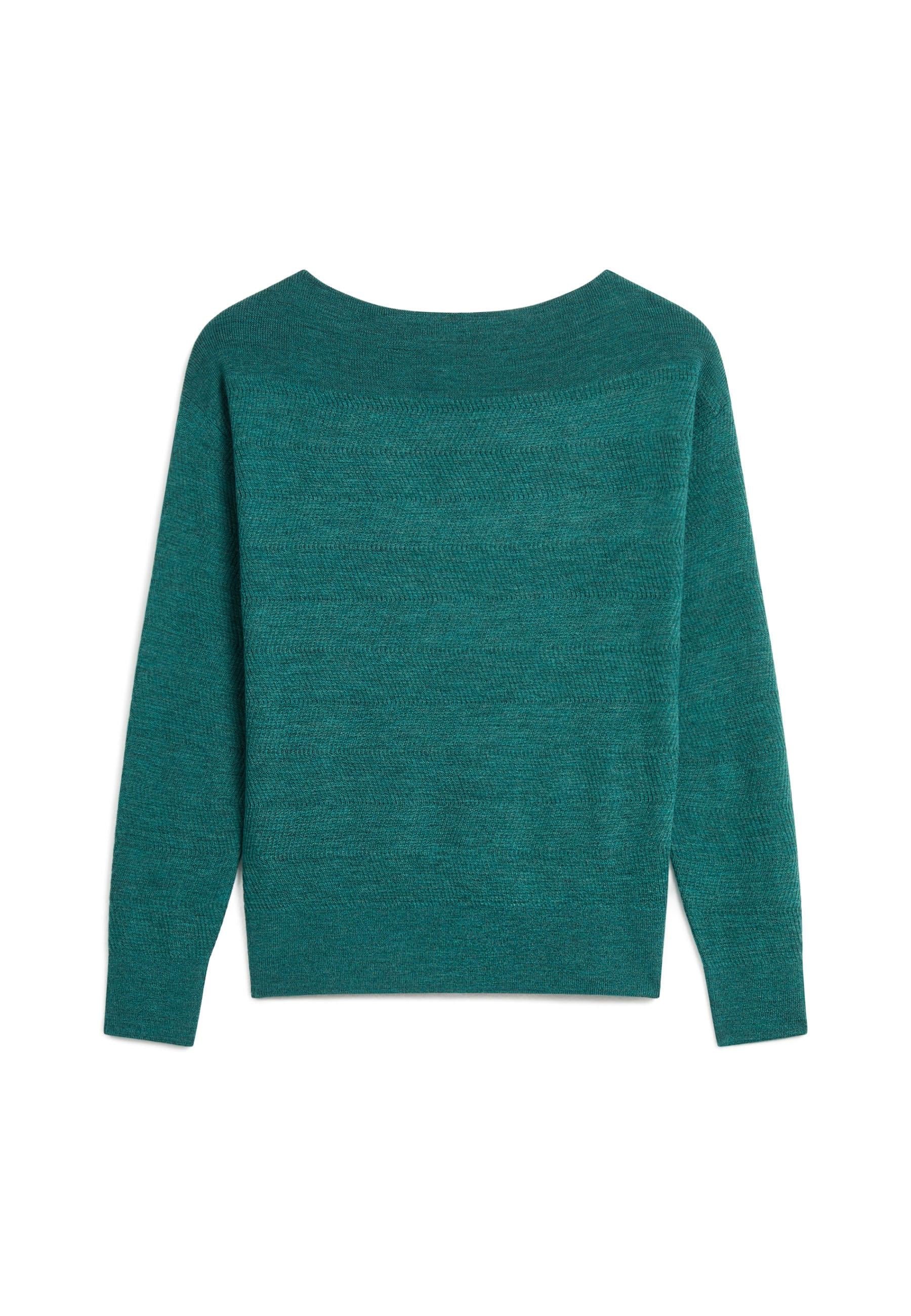 Merino wool boat-neck sweater  RODIER Green