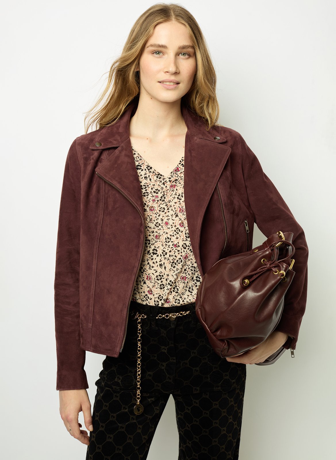 Sac à main en cuir GERARD DAREL Rouge