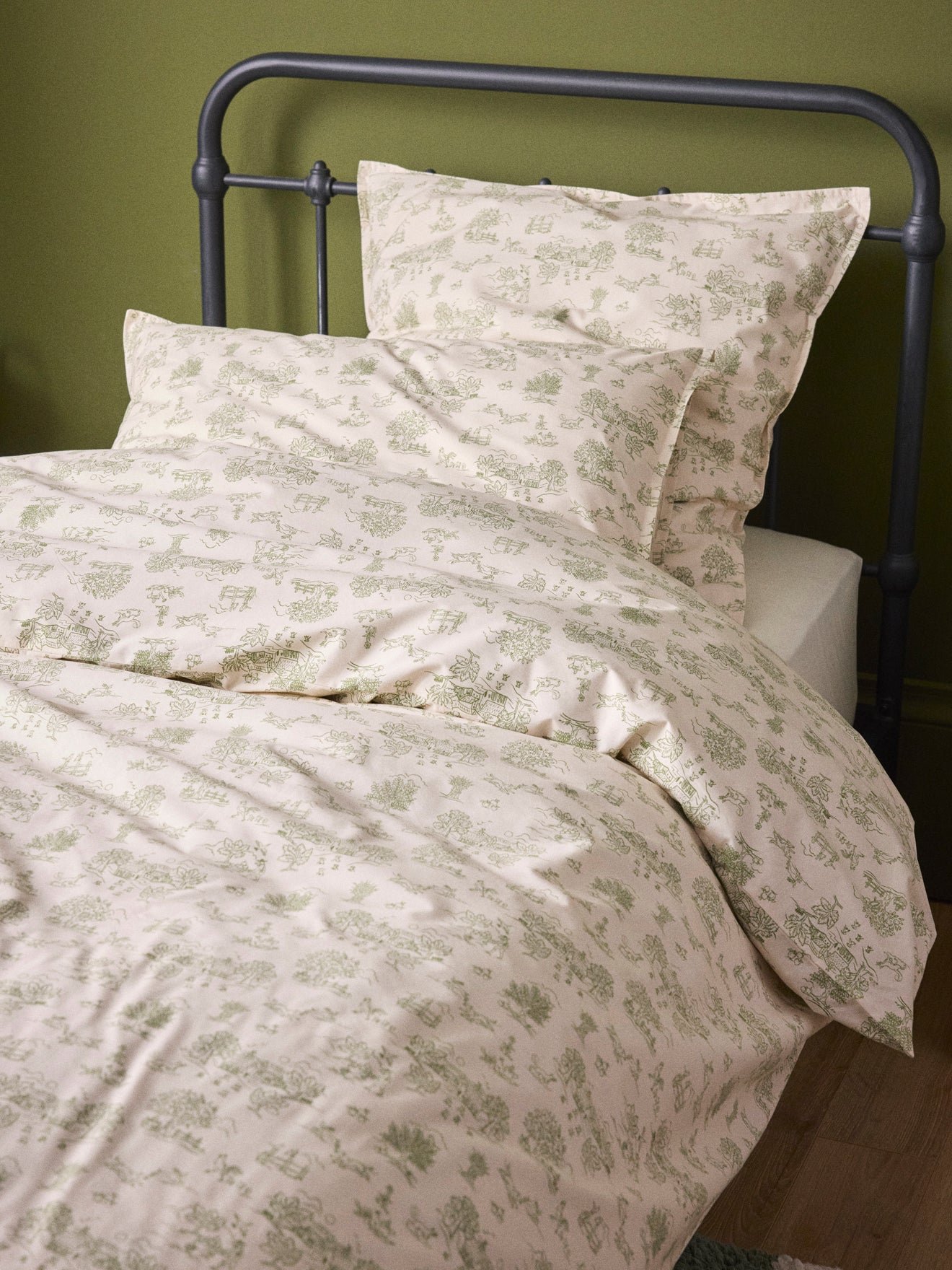 "Aloïs" cotton percale duvet cover CYRILLUS