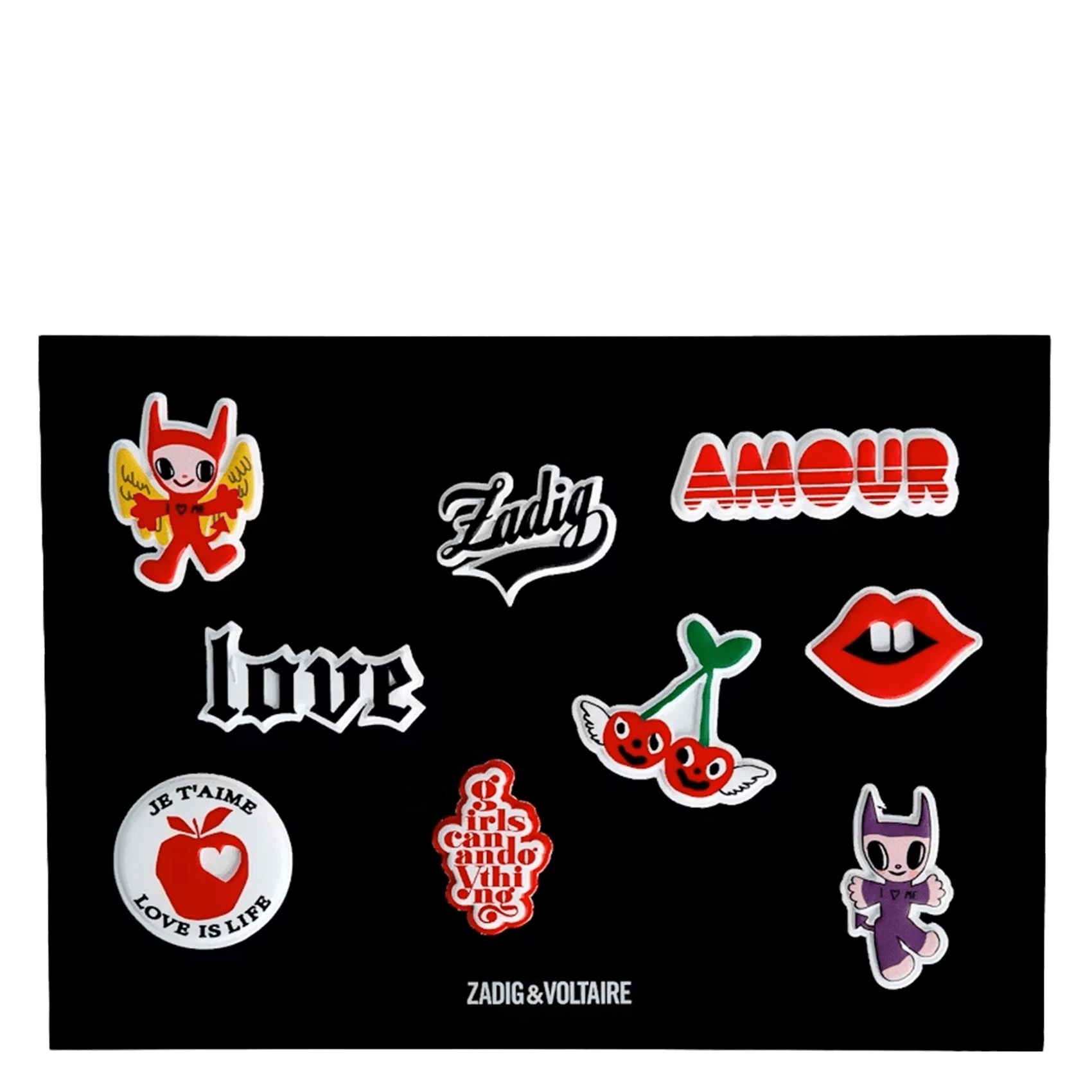 Stickers Love Icons ZADIG&VOLTAIRE Black