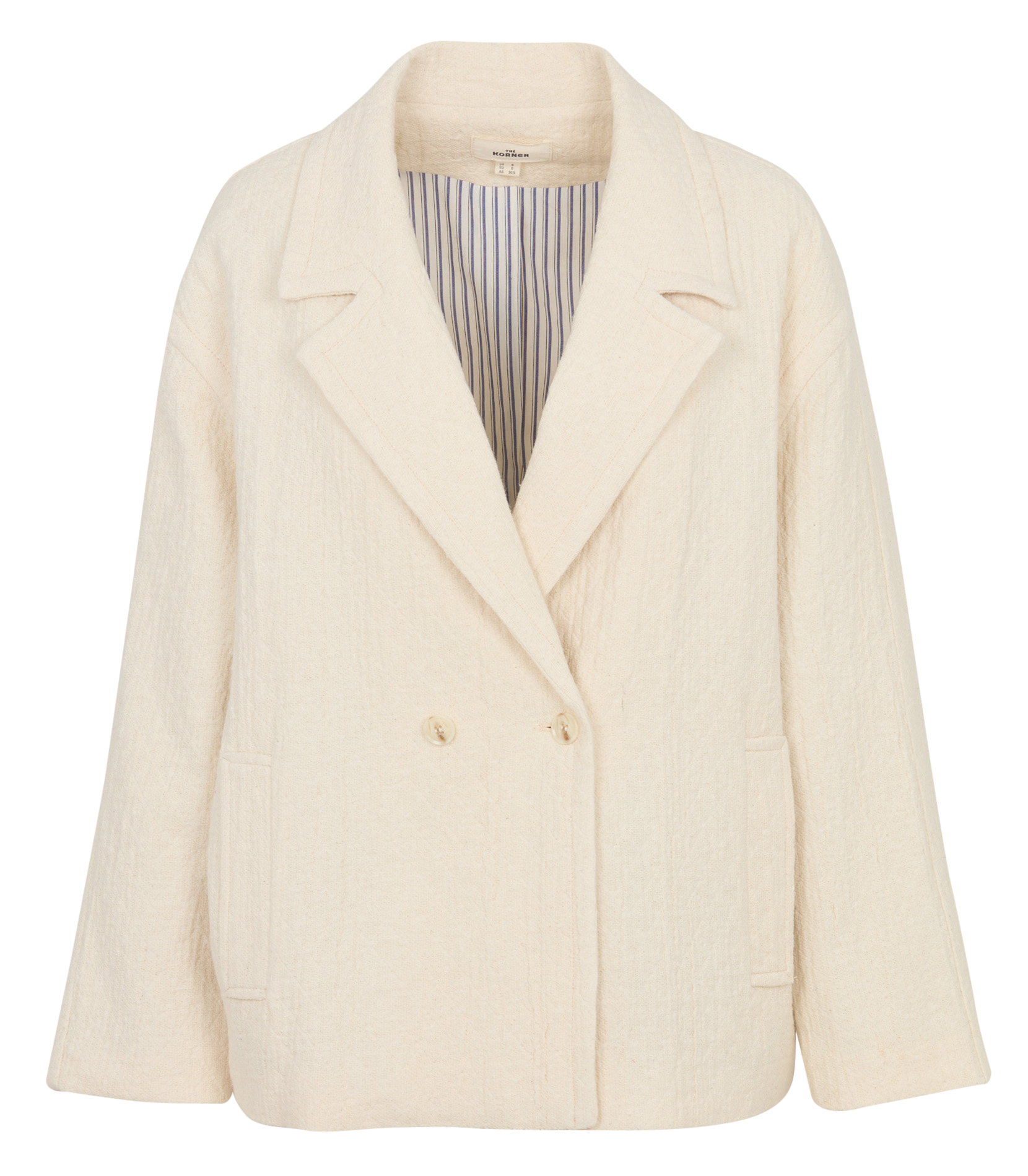 Cotton blazer THE KORNER White