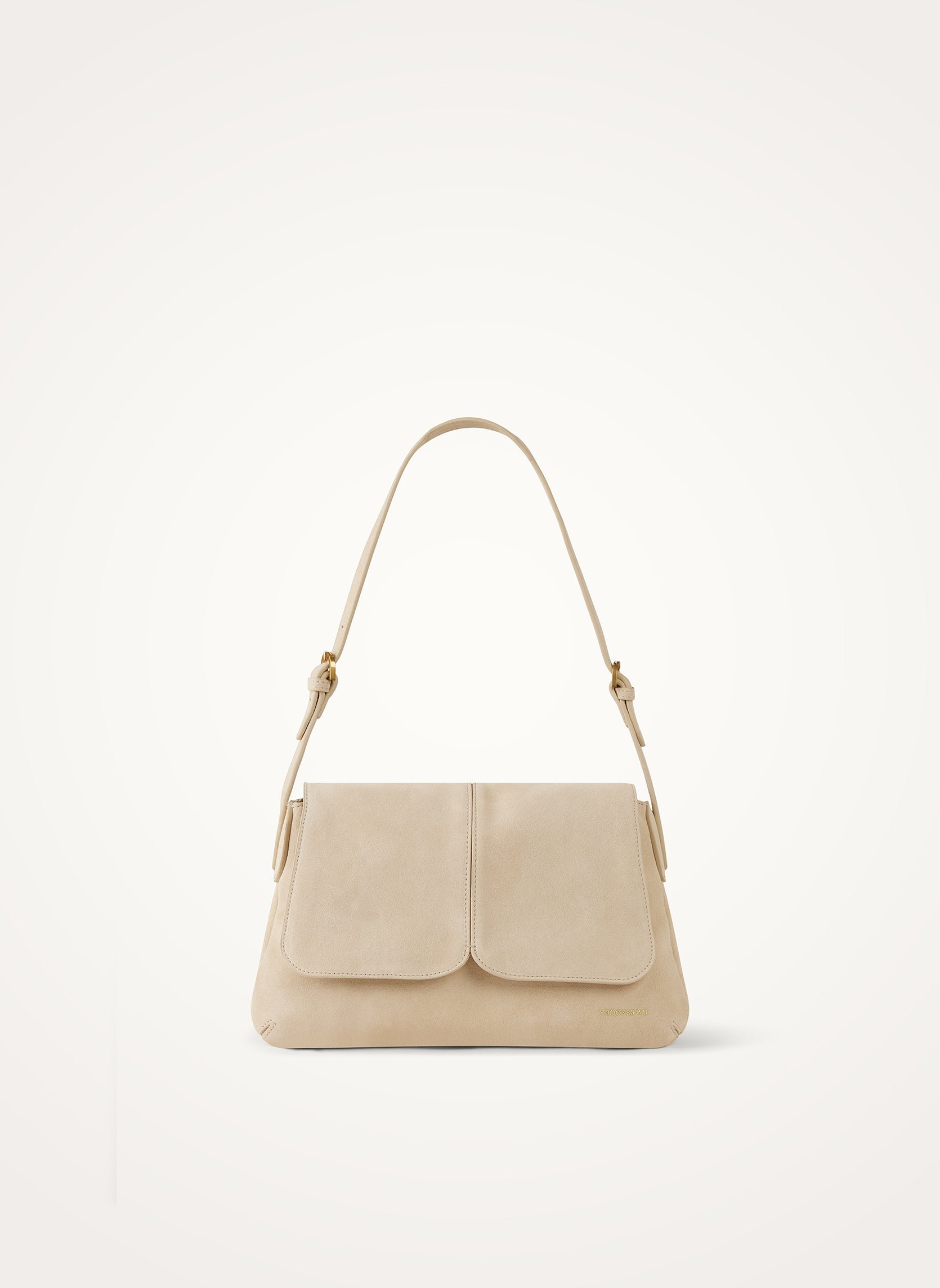 Crossbody bag with flap VANESSA WU Beige