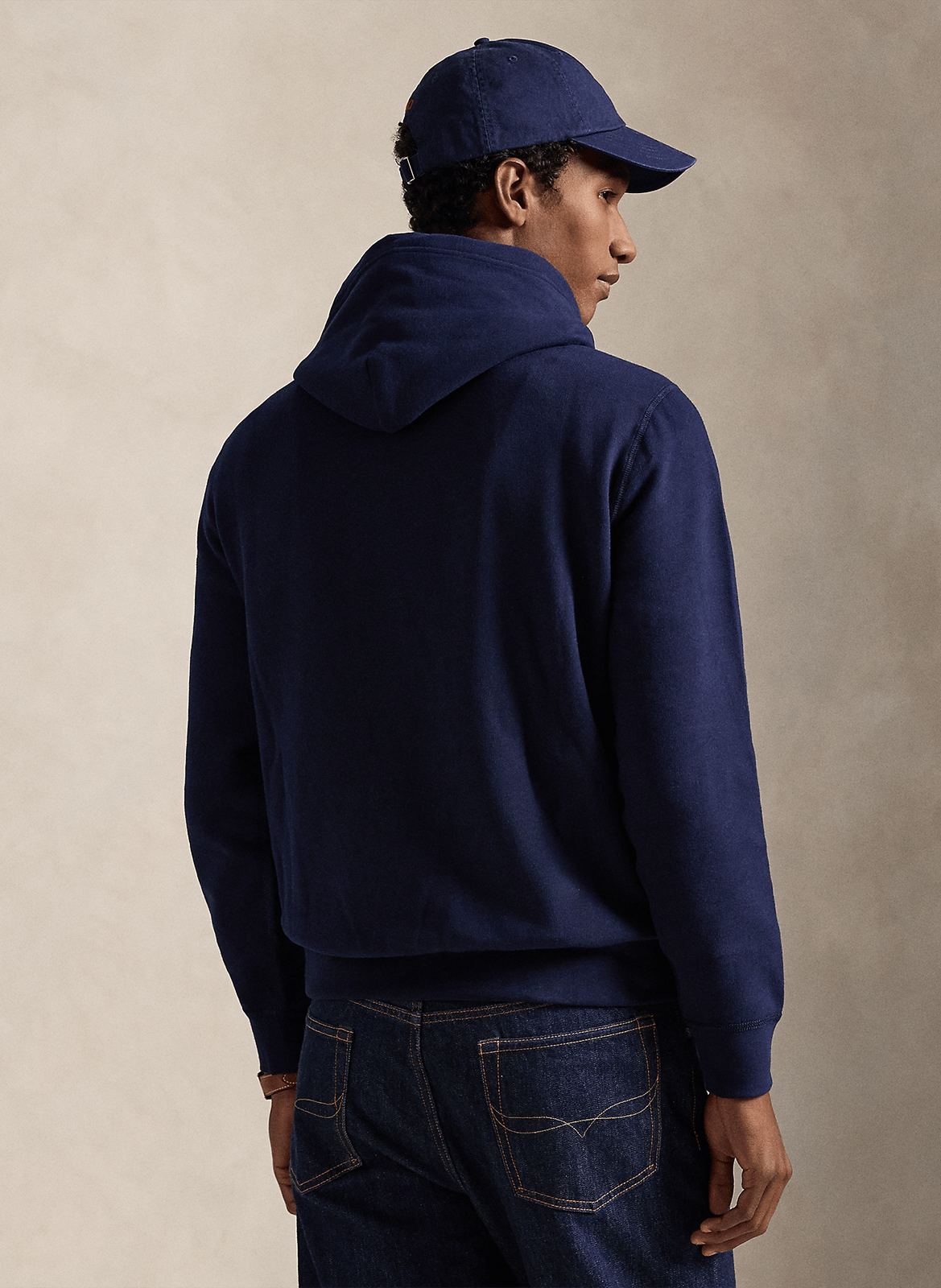 Sudadera regular fit de mezcla de algodón con capucha POLO RALPH LAUREN Azul