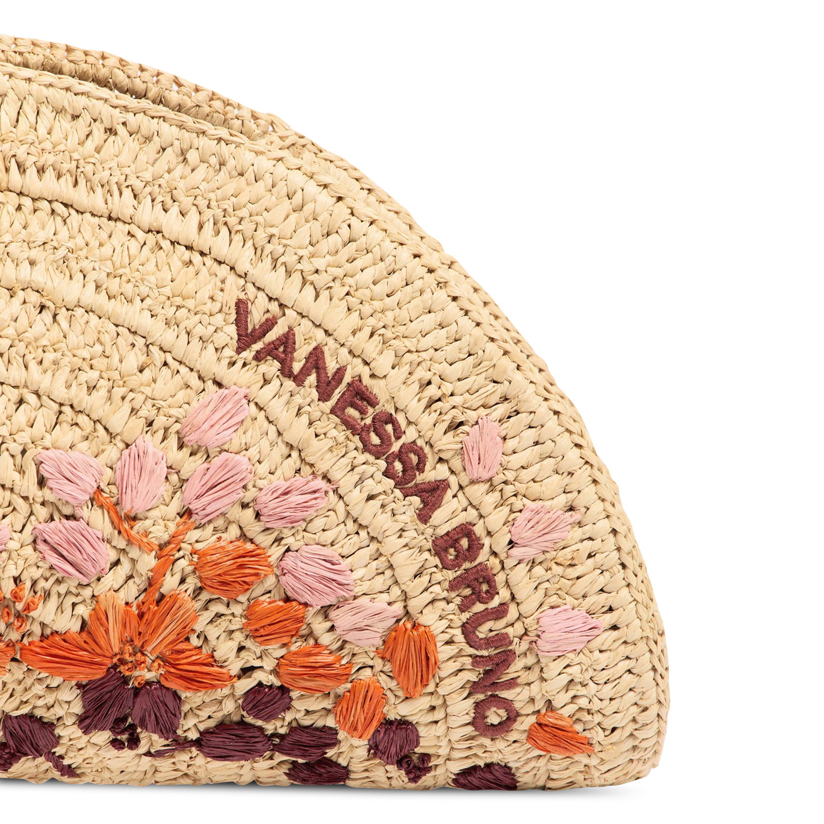 Pochette en raphia VANESSA BRUNO Multicolore
