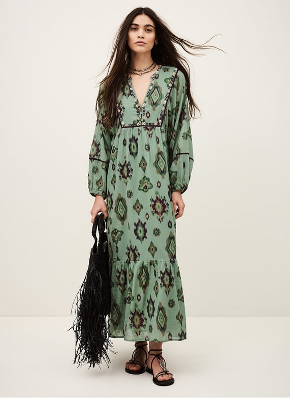 Maxi Robe Bash Verte Robe Longue Ba&sh Vert Taille 36 FR En Viscose 49044143 Maxi Robe Bash Verte Robe Longue Ba&sh Vert Taille 36 FR En Viscose 49044143
