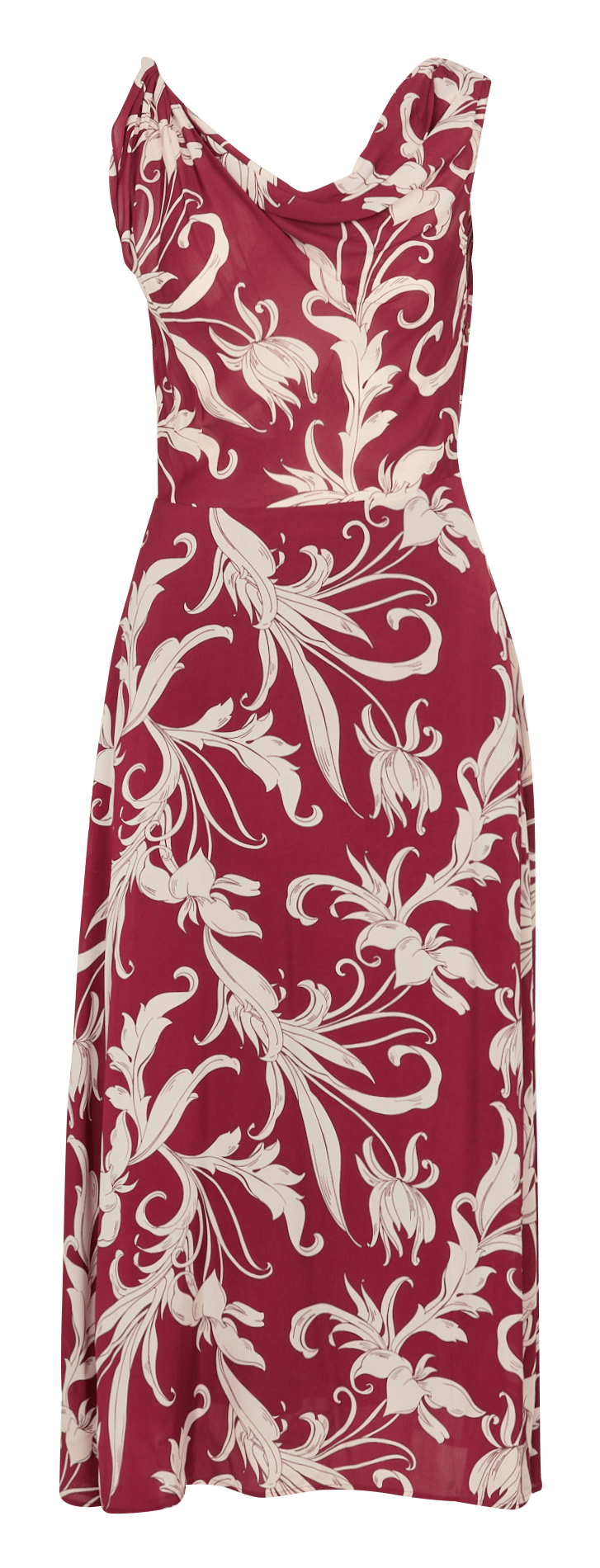 Sleeveless Floral Maxi Dress ZAPA White