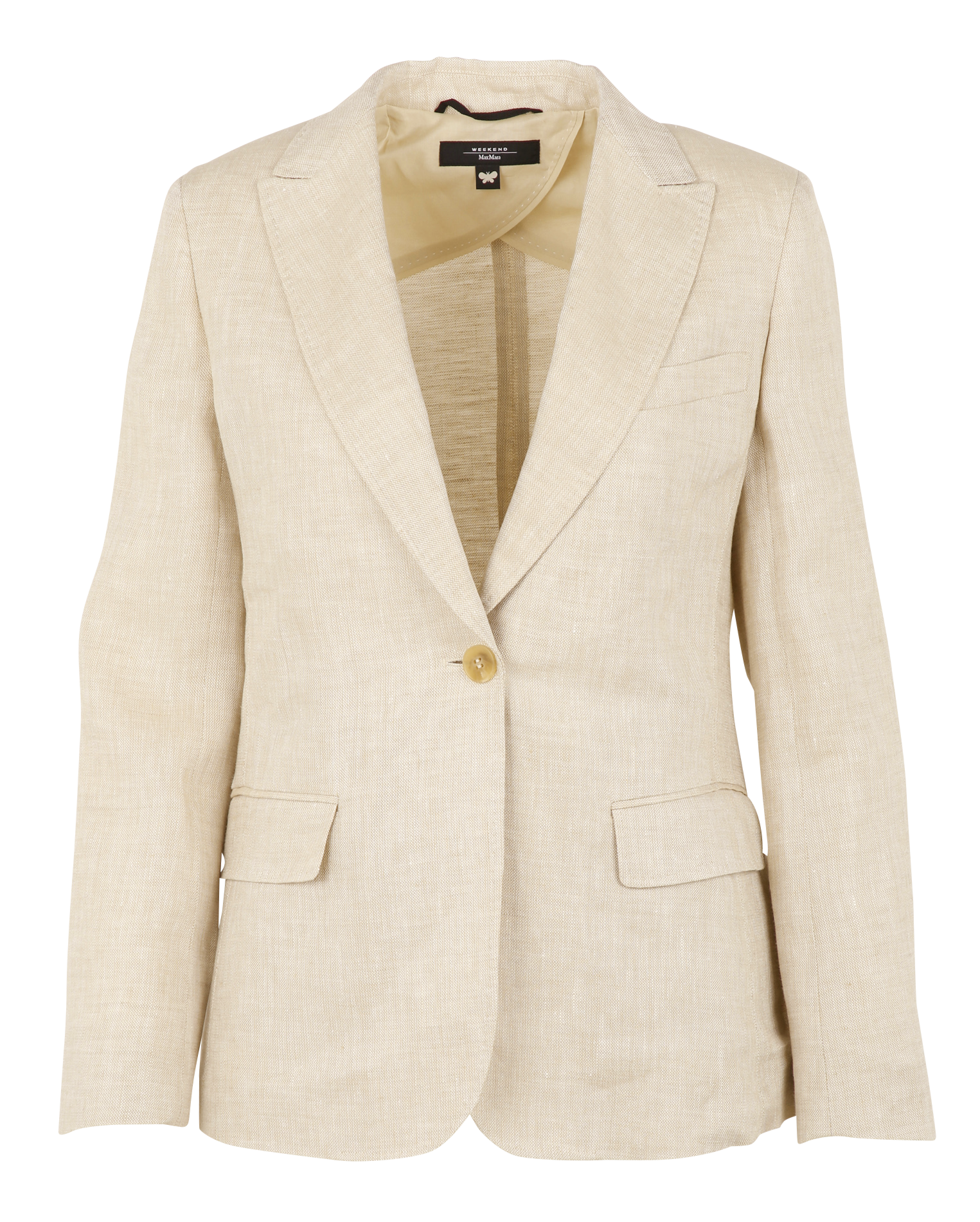 Linen suit jacket MAX MARA WEEK END Beige