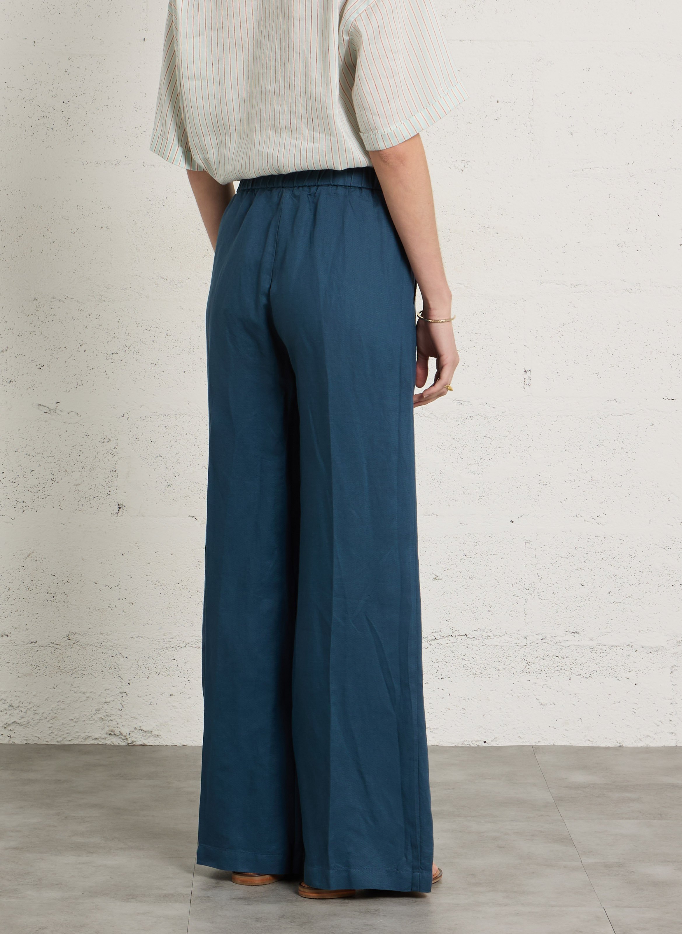 Pantalon large  DIEGA Bleu