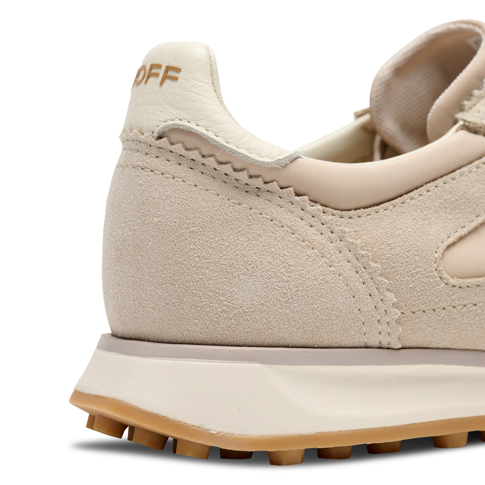 Baskets basses en cuir mélangé HOFF Beige