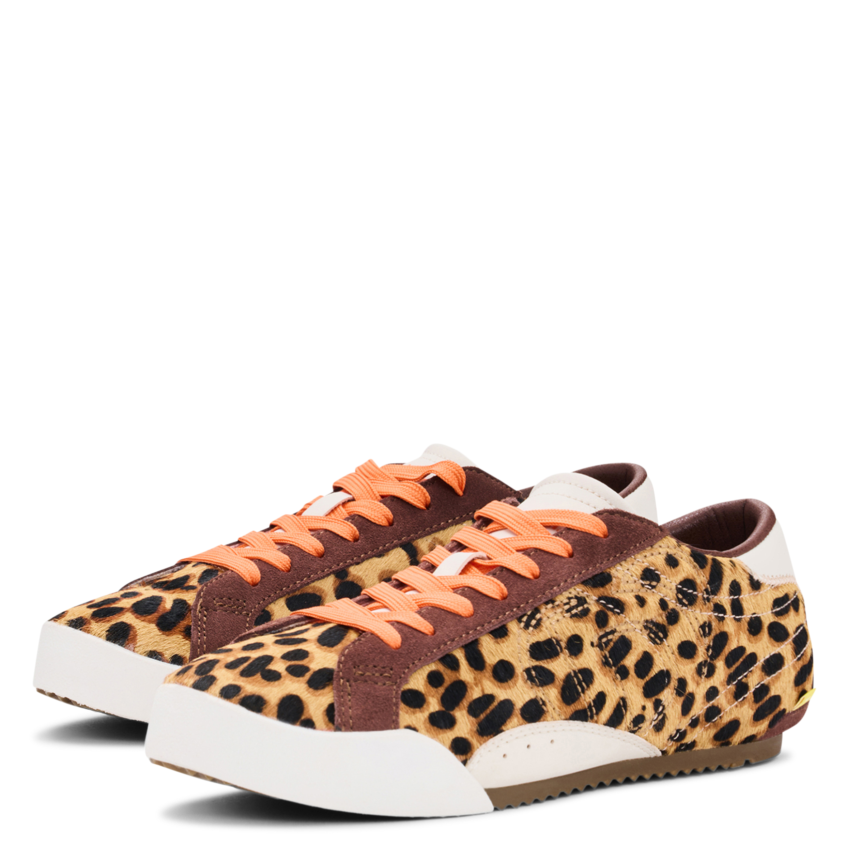 Low-top sneakers in mixed printed leather DESIGUAL Multicolored
