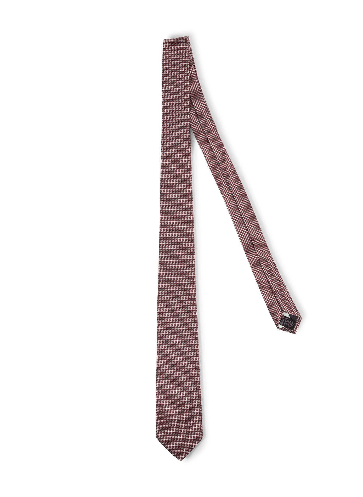 Printed silk tie AU PRINTEMPS PARIS