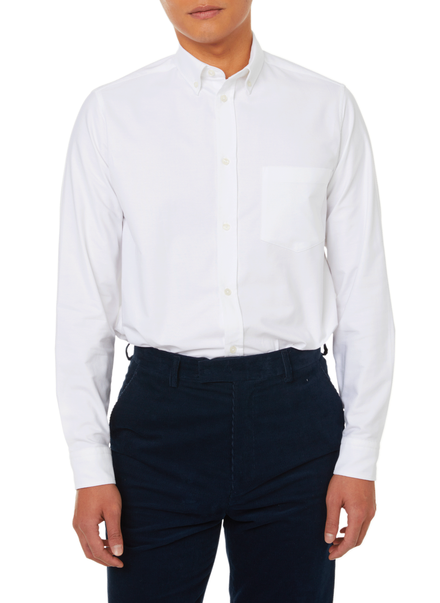 Cotton amen shirt. SAISON 1865 White