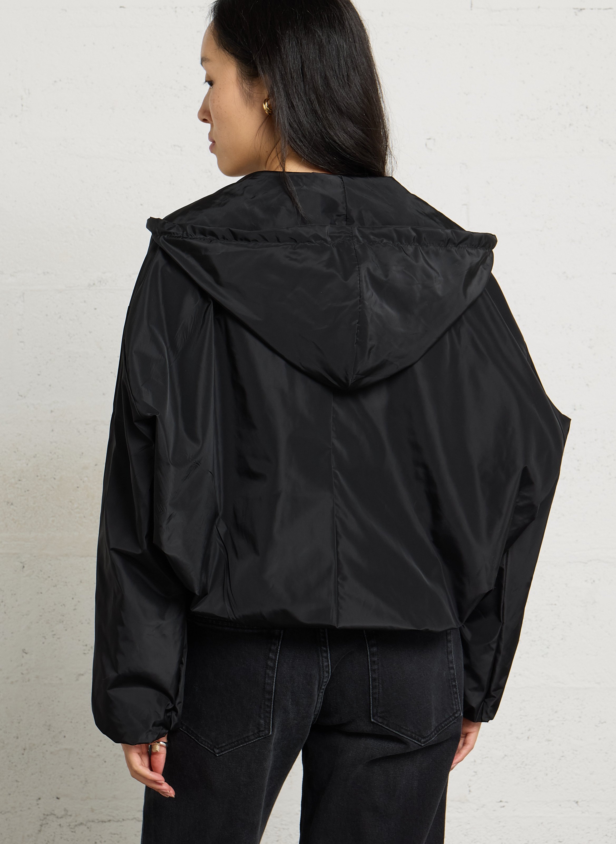 Veste droite à capuche NEWTONE Noir