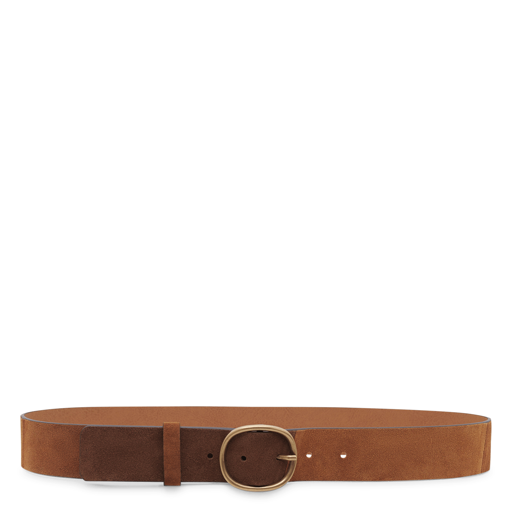 Leather belt with buckle GERARD DAREL Brown