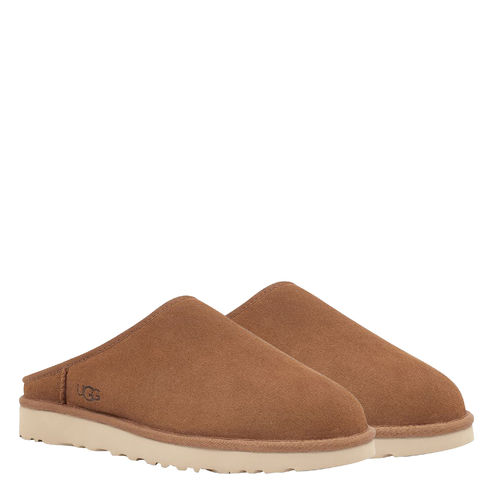 Leather slippers UGG Brown