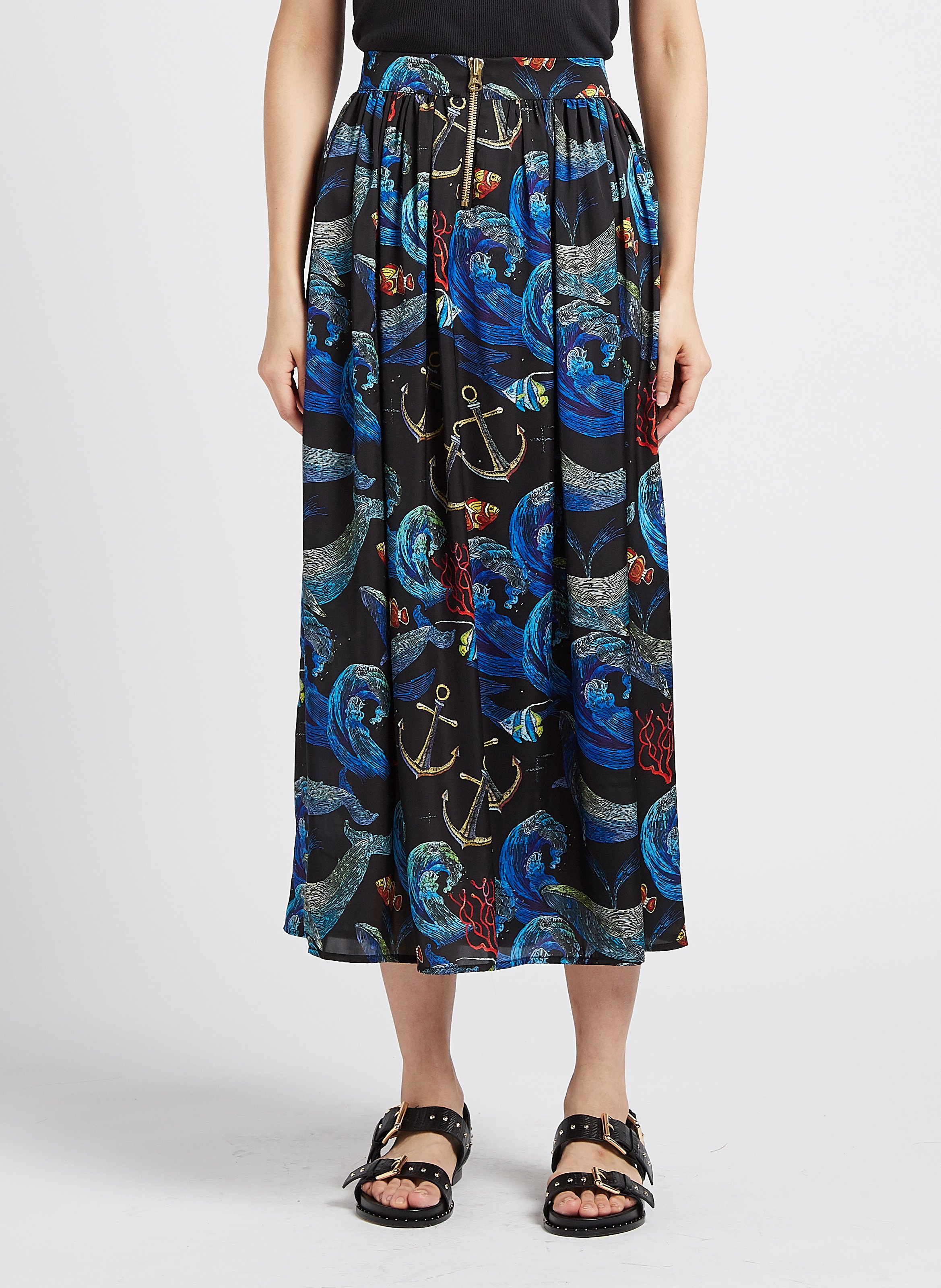 Midirock mit Print HEIMSTONE Mehrfarbig