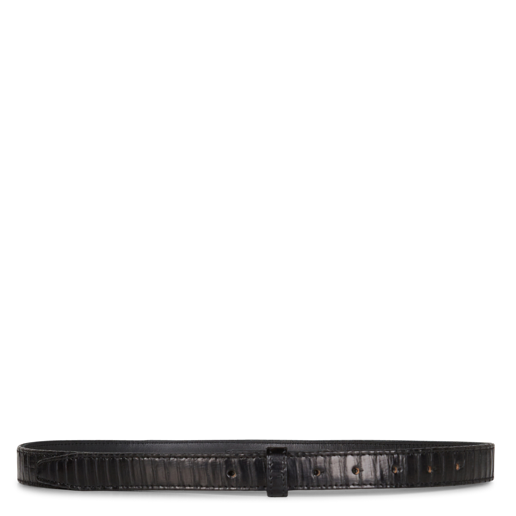 Leather belt CLARIS VIROT Black