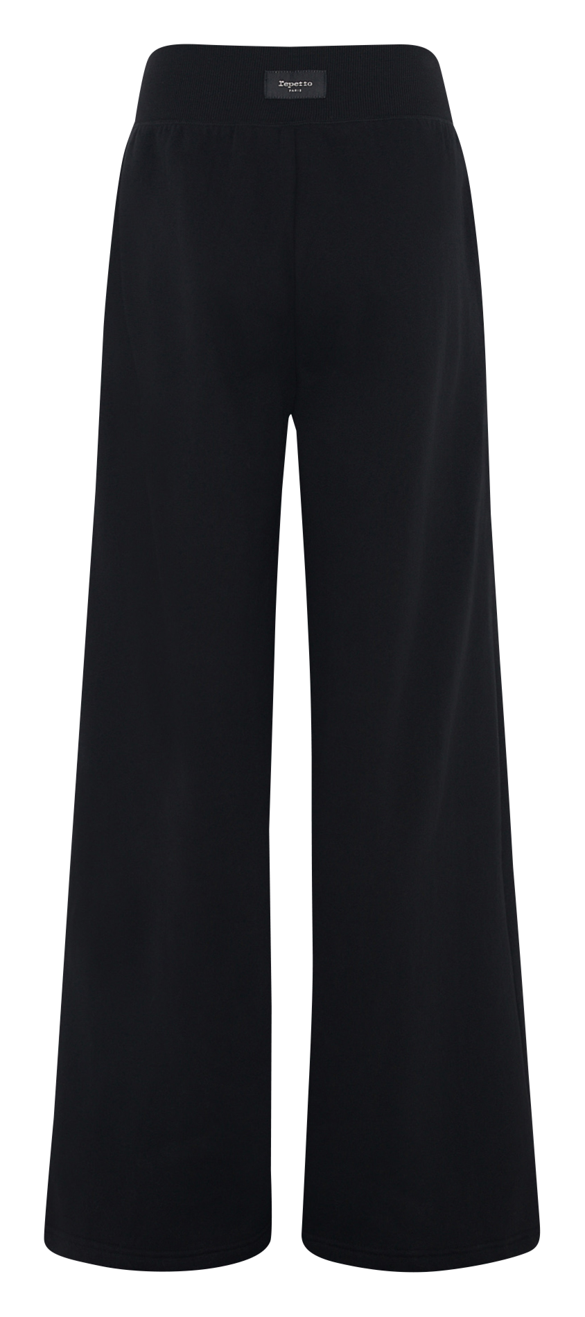 Rechte joggingbroek met hoge taille | katoenblend REPETTO Zwart