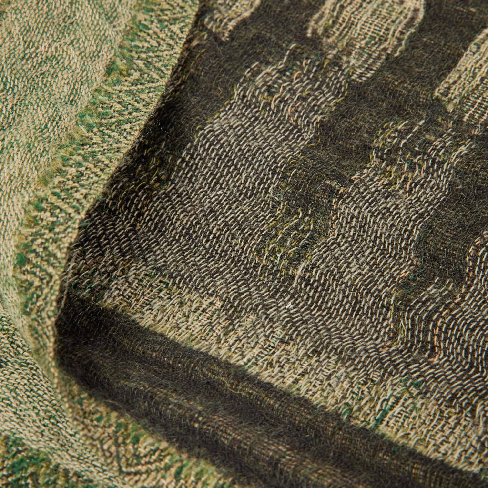 Plaid pure laine MADURA Vert