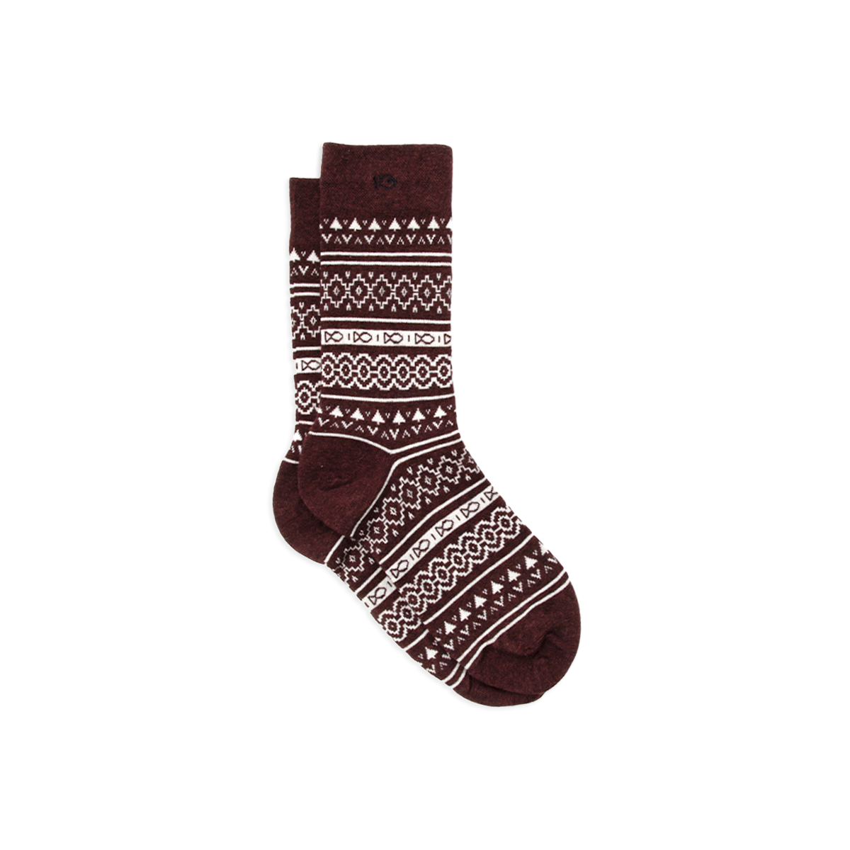 Combed cotton jacquard socks BILLYBELT Red