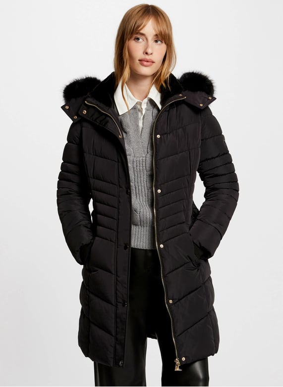 Piumino lungo da donna con pelliccia e cintura | Acquista Online | Gaudì Piumino lungo da donna con pelliccia e cintura | Acquista Online | Gaudì