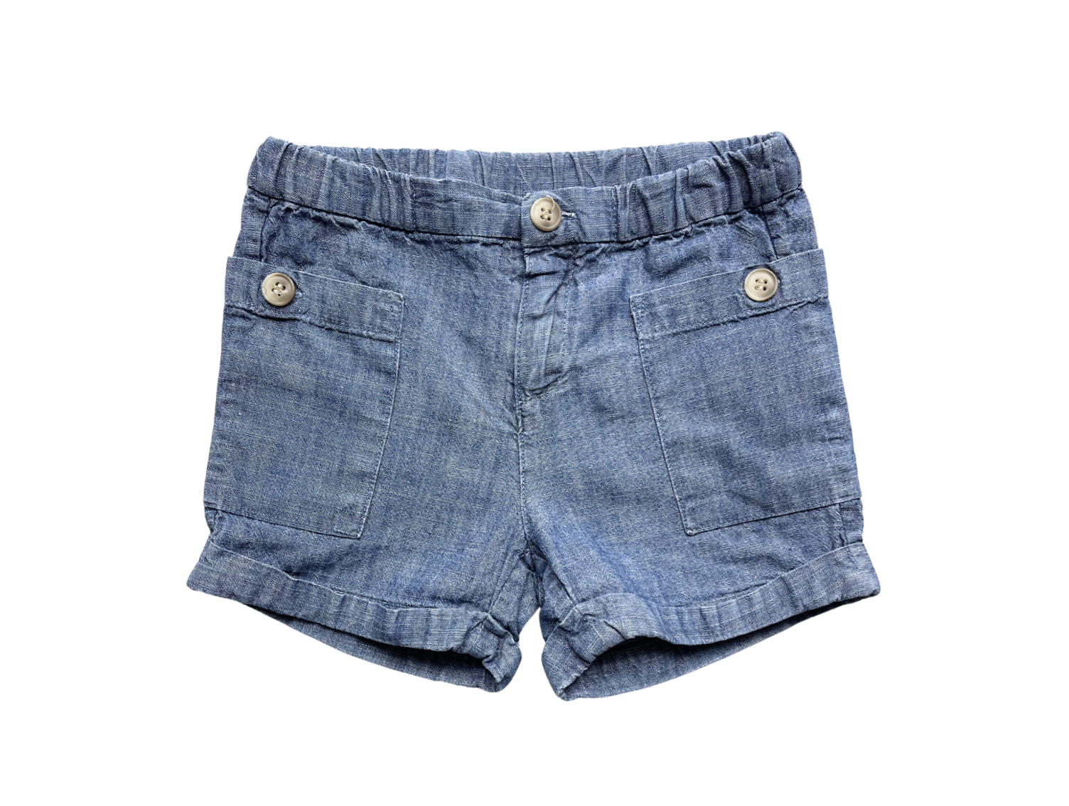 Blue baby shorts - 24 months BONPOINT - Seconde Main Blue