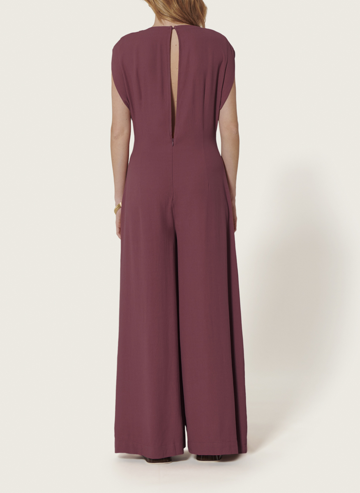 Combinaison large col V KARMA KOMA Rose