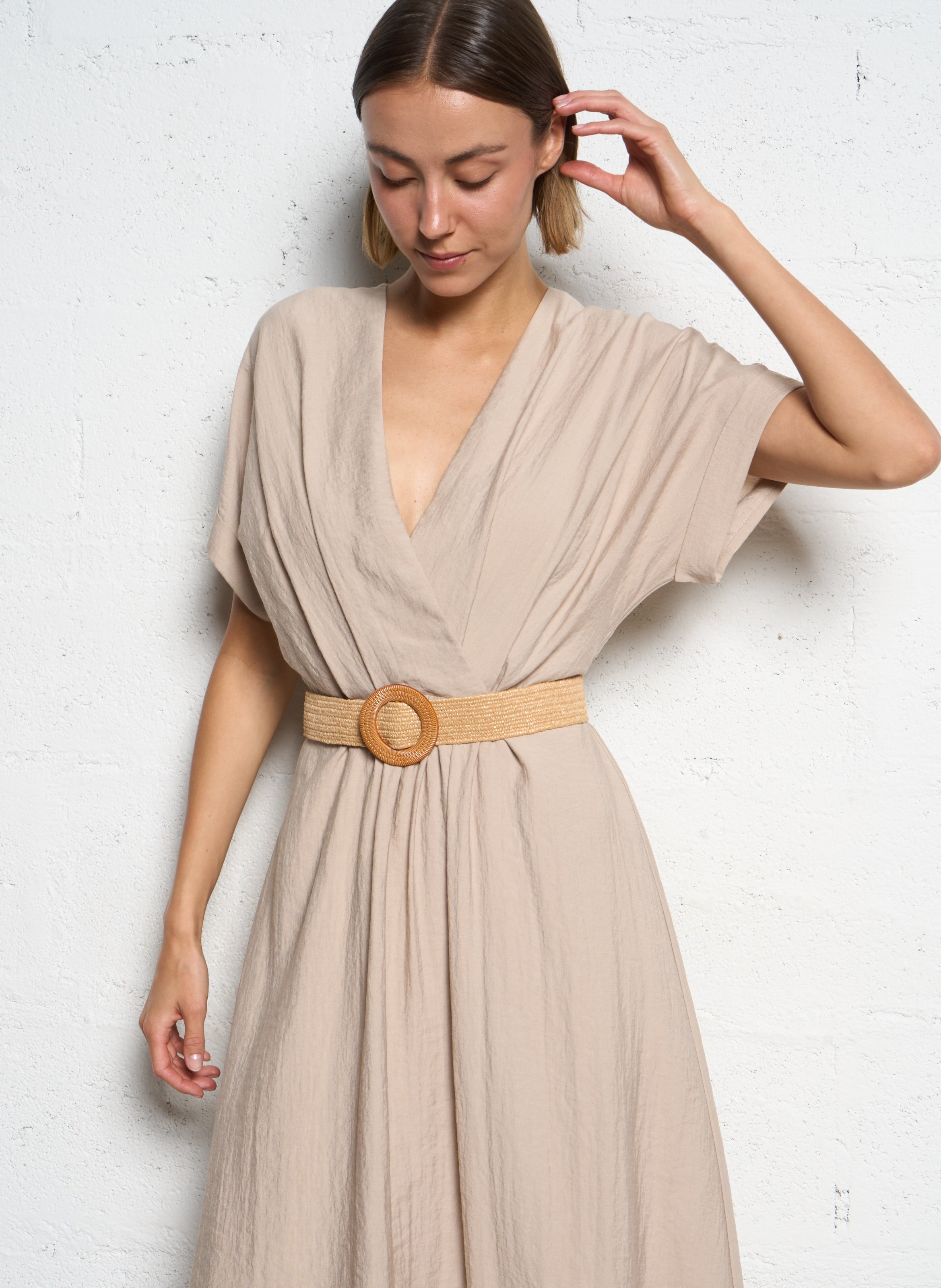 Kurzkleid mit V-Ausschnitt PLEASE