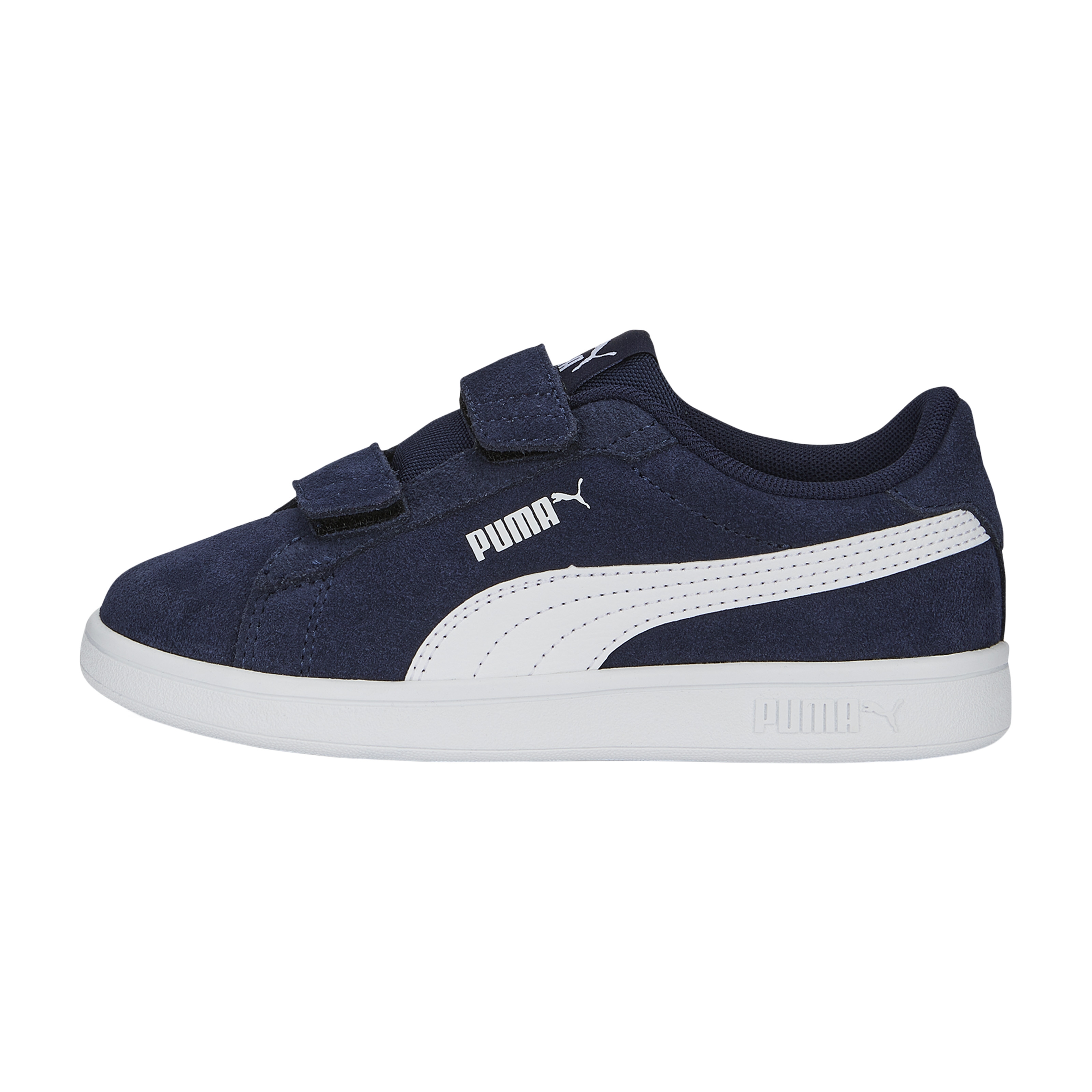 Junior leather smash sneakers PUMA Black