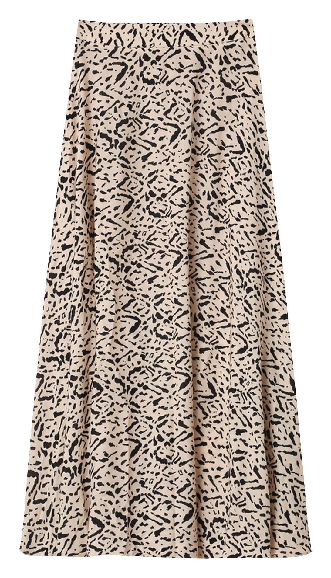 Langer Rock mit Muster GRACE ET MILA Gelb