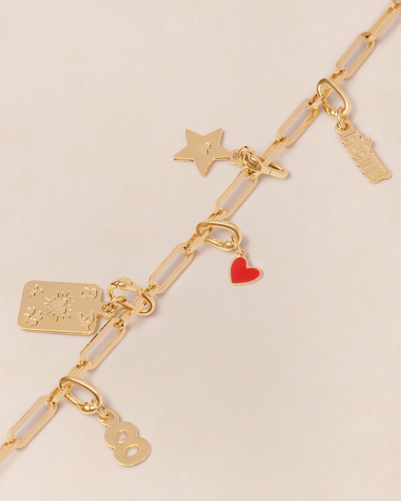 La médaille l'amour est déclaré - dorée à l'or 24 carats EMOI EMOI Doré