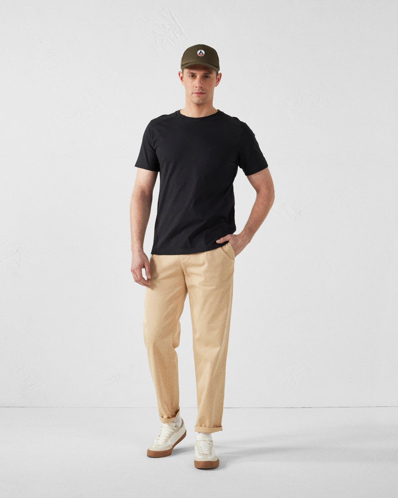 Men's round neck cotton Pedro t-shirt JOTT Black