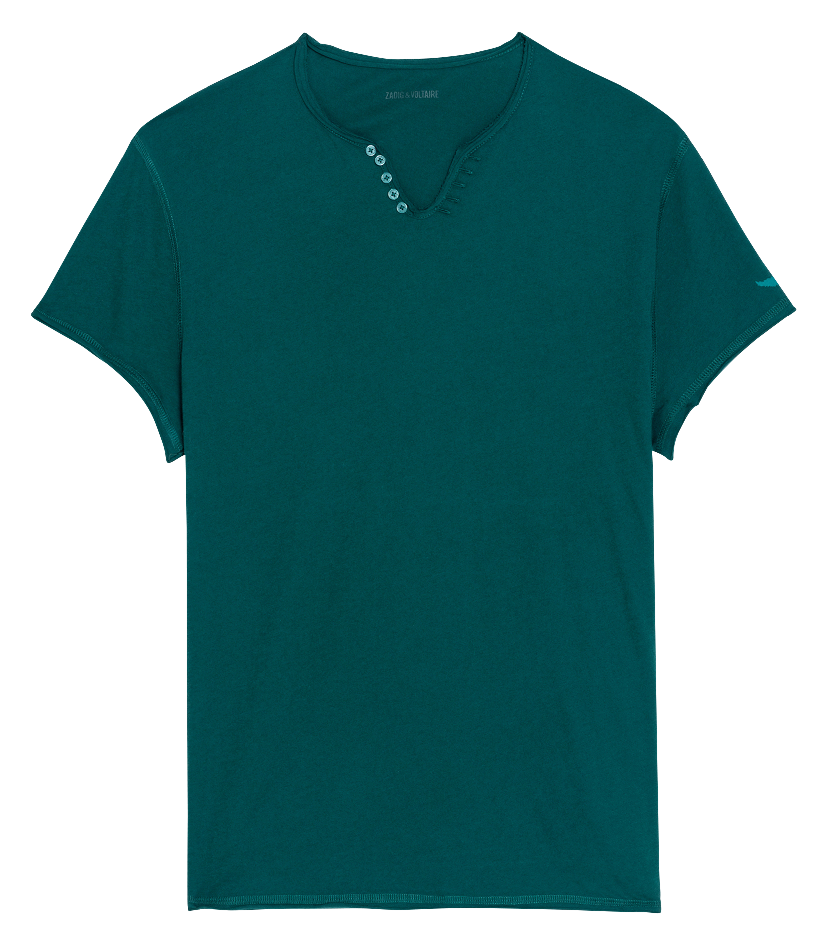 Tee-shirt droit en coton ZADIG&amp;VOLTAIRE Vert